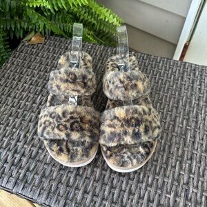 Koolaburra Furry Animal Print Slippers